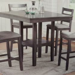 Brand New 5 Pcs Height Table Set