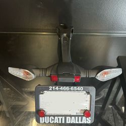 Ducati Taillight Assembly W/ Lights, Plate Holder, And Carbon Fiber Cover (contact info removed)1A