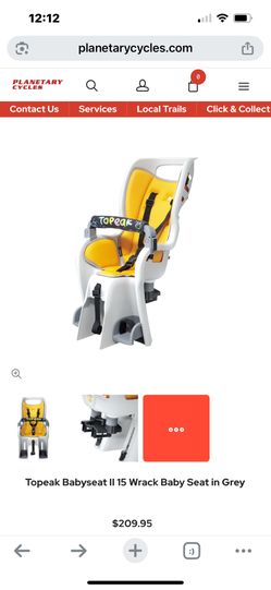 Bike Seat For Child - Topeak Baby Bike Seat II