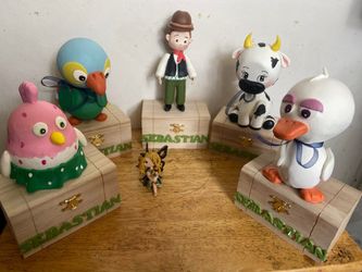 Personajes granja Zenón (handmade) porcelana fría