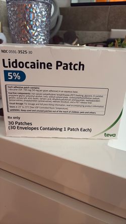 Teva Lidocaine Patch 5% – 30 Count