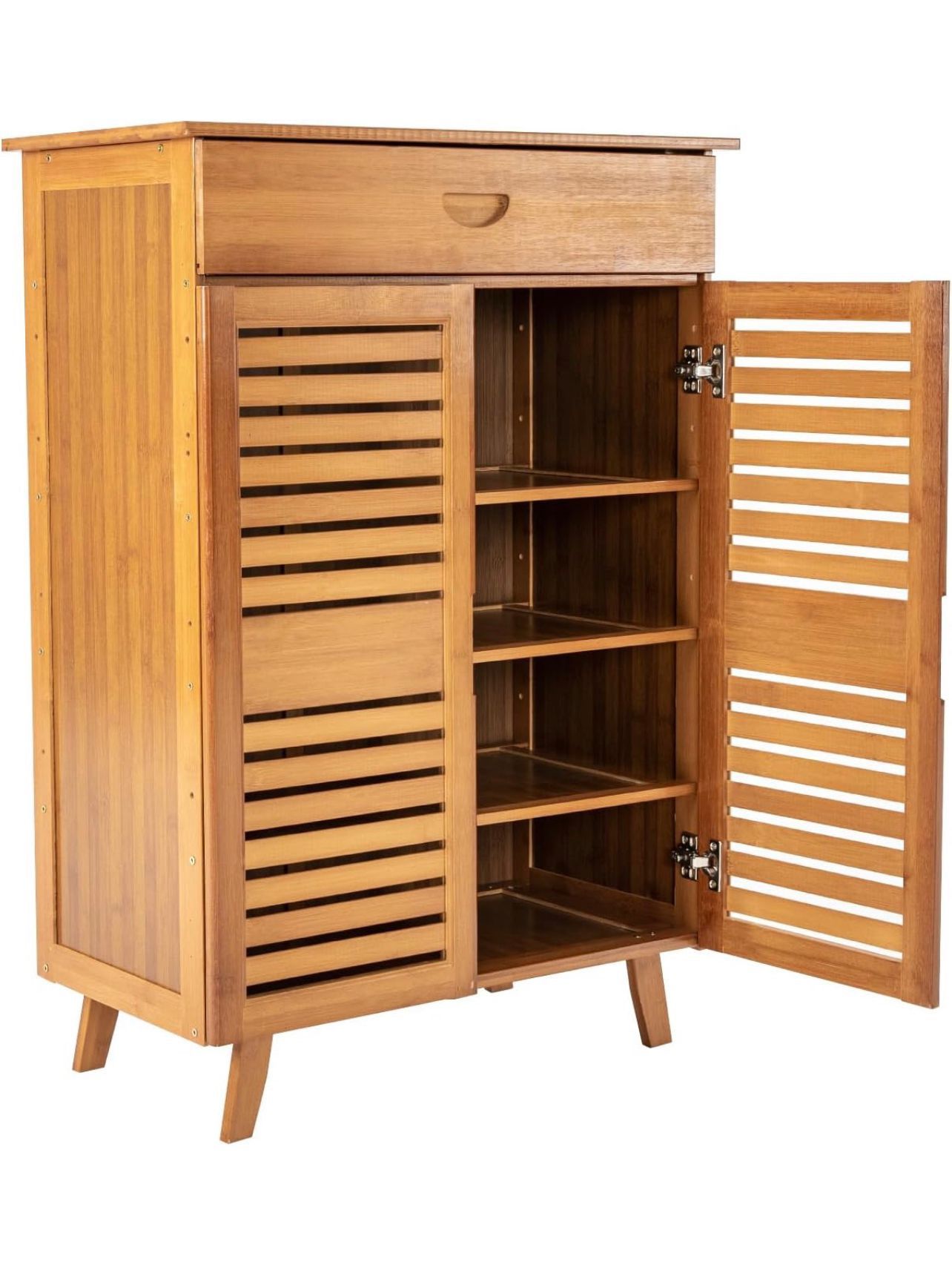 Bamboo Shoe Rack, Bamboo Storage Cabinet
