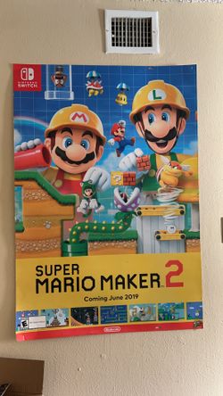 Mario Maker 2 Poster