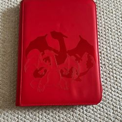 Ultra Pro Charizard Zippered Red Binder Pokemon Rare 