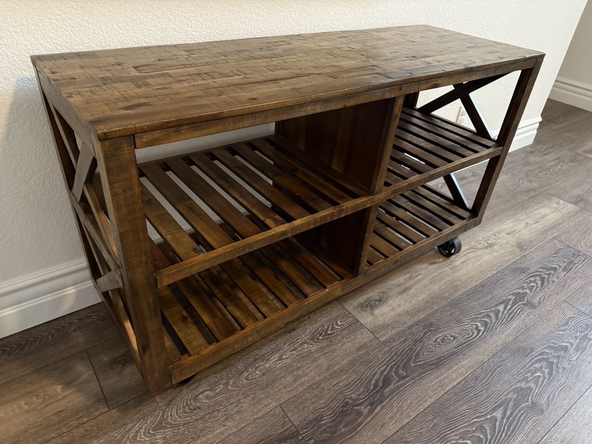 Wood Console Table