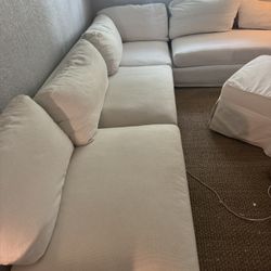 City furniture White Sectional 