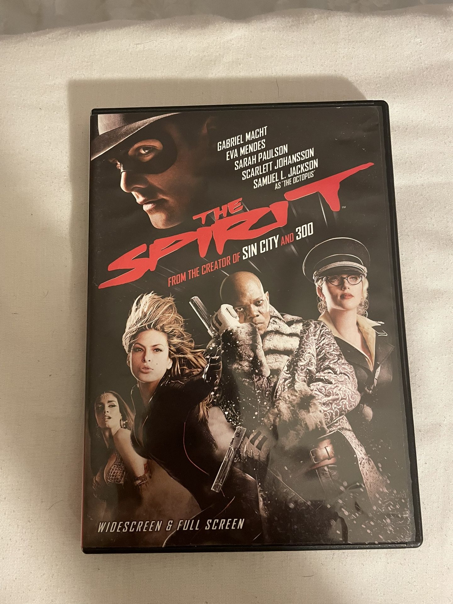 The Spirit DVD Scarlett Johansson Samuel L Jackson
