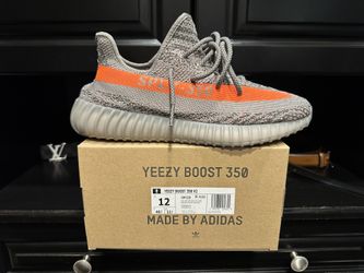 Yeezy Beluga Boost 350 V2 Solar Red Stripe Reflective Size 12