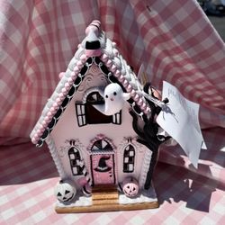 Halloween Haunted House Figurine Decoration