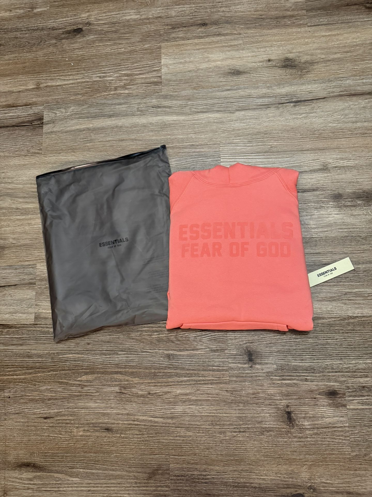 Essentials Fear Of God Hoodie Coral 