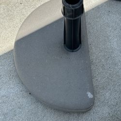 Half Moon Charcoal Umbrella Stand  for Half Umbrella 