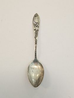 Santa Fe New Mexico Vintage Solid Sterling Silver Spoon