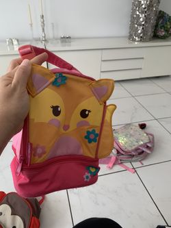 lunch box girl baby toddler fox