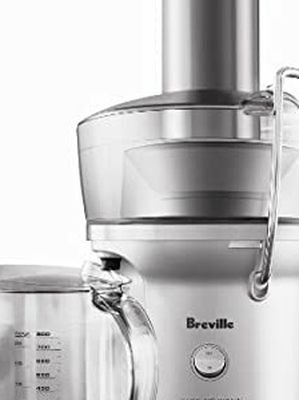 Breville Juice Fountain Compact Centrifugal Juicer, Silver