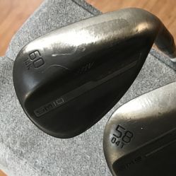 Hardly used JetBlack Titleist Vokey SM10 60 Degree K Grind 12 Deg Bounce 