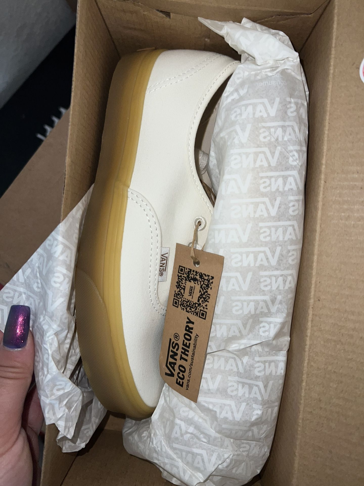 Eco Theory Authentic Vans 5.5 Men/ 7 Wmn