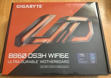 GIGABYTE B860 DS3H WiFi6E LGA 1851 ATX DDR5 PCIe 5.0 Motherboard