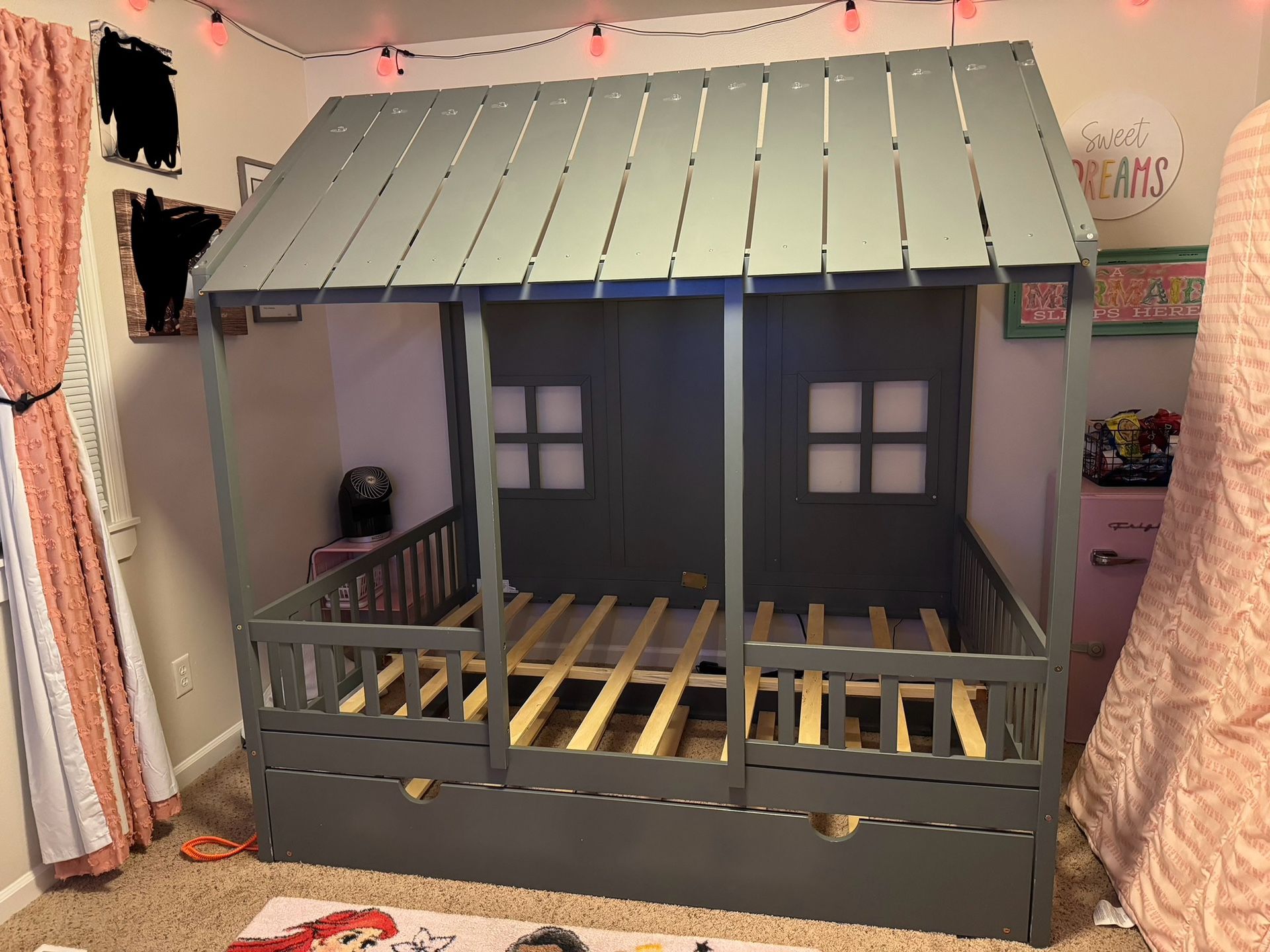 Full Over Twin Trundle Bed Frame