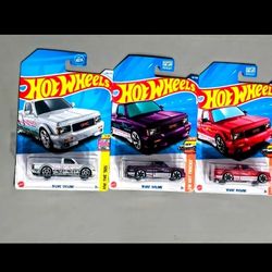 Hot Wheels '91 GMC Syclone Lot of 3
