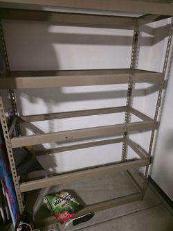 Storage shelves with inserts included