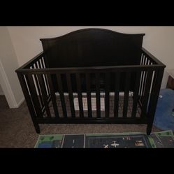 Brown Crib 