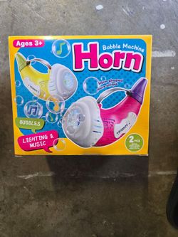 Horn bubble machine Pink