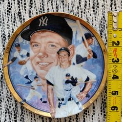 Yankees Mickey Mantle  collector plate