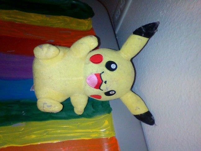 Stuffed Animal Pikachu 5in Tall Like New 