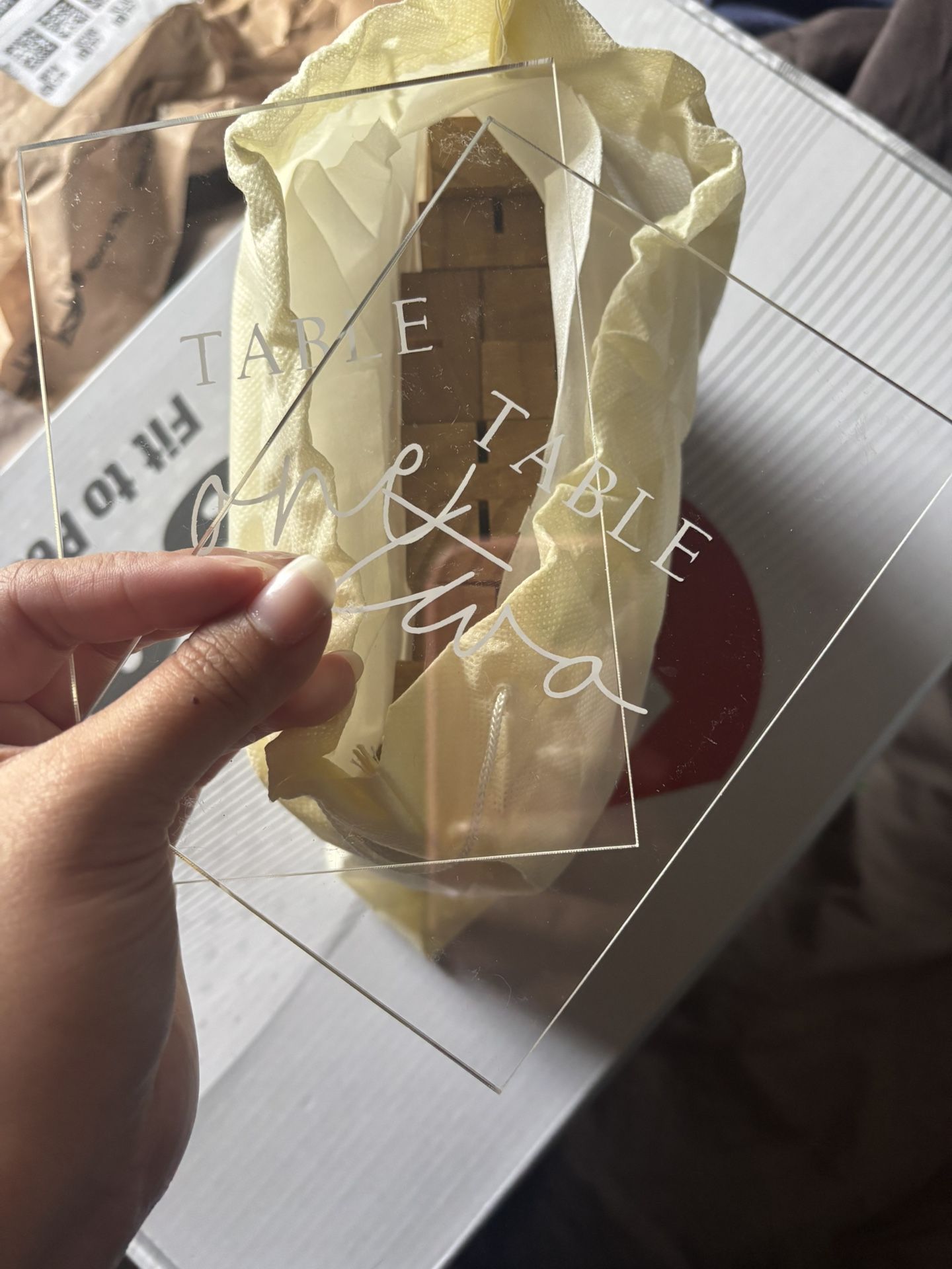 Wedding Table Numbers
