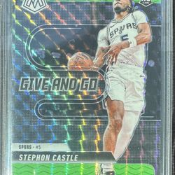 2024-25 Stephon Castle ROTY 10/10 Panini Mosaic 