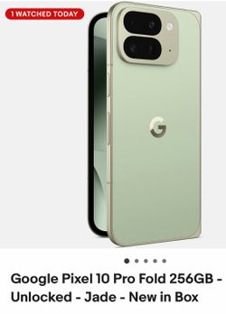 Google Pixel 10 Pro Fold- Unlocked - Jade - New in Box