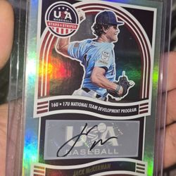 McKernan, Jack - 2024 USA Baseball Stars & Stripes - Autograph - Refractor