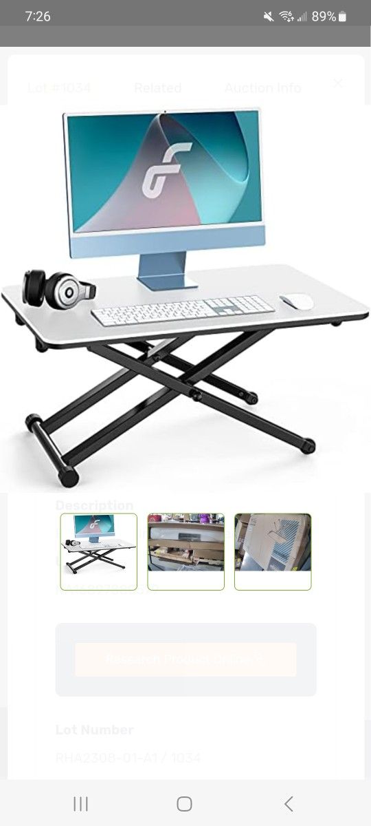 Tabe Top Standing Desk