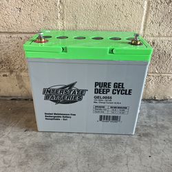 INTERSTATE  55AH DEEP CYCLE BATTERIES for 3000 watts amplifiers  - $130