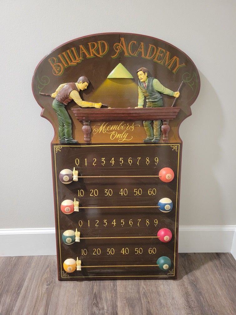 Billiards / Pool Score Keeper