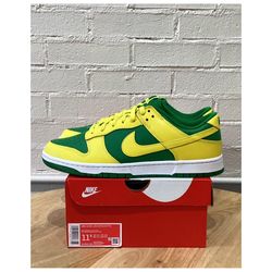 NIKE DUNK LOW BRAZIL 2.0 — SIZE 11.5