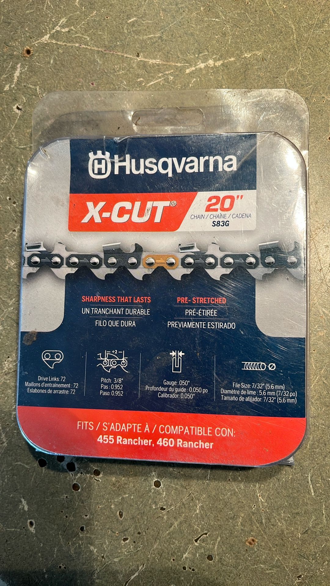 Husqvarna 20” Chain Saw Chain