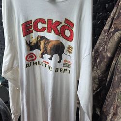 ECKO ATHLETIC DEPT WHITE CREWNECK SWEATSHIRT | SIZE XXXL