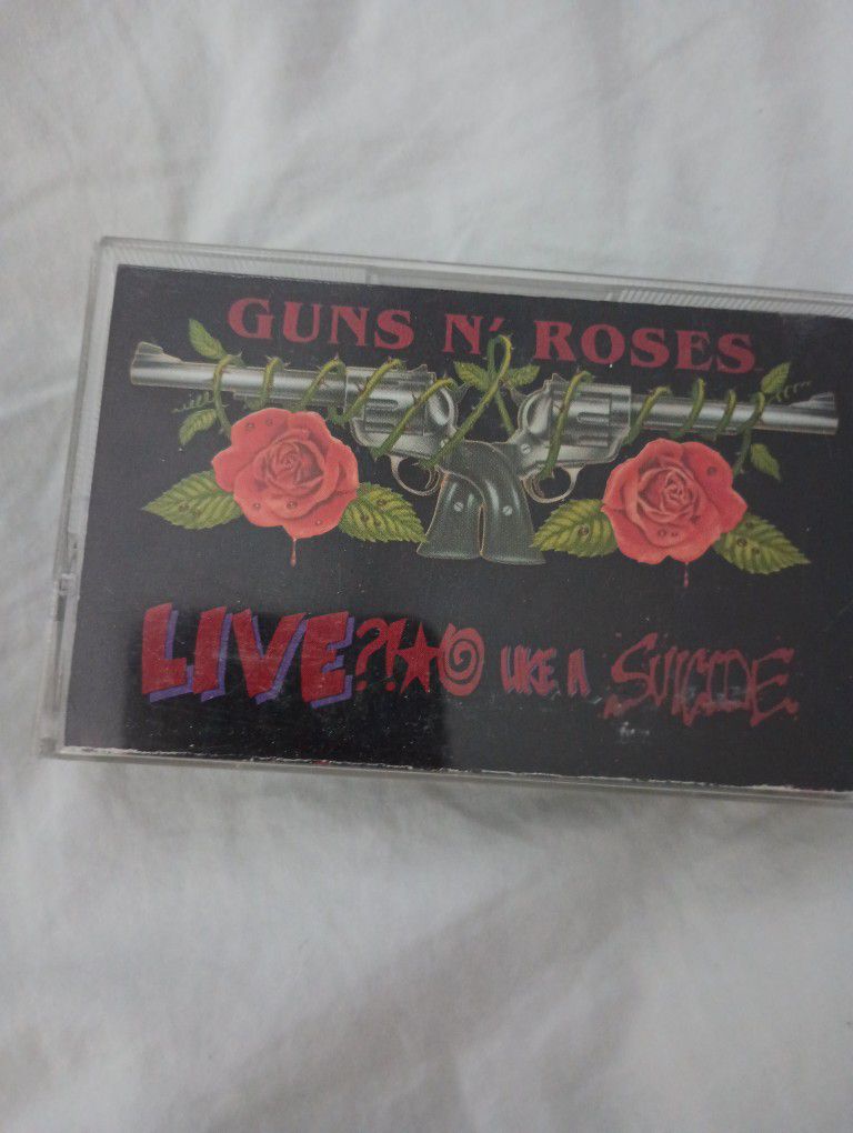 Guns N Roses Live Like A Suicide, Uzi Suicide Records, Cassette