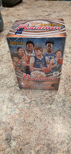 2025/26 Topps Bowman NBA Basketball Blaster Box
