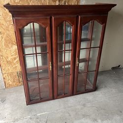 Two piece China cabinet