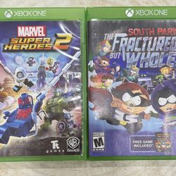Xbox One  Lego Marvel Super Heroes 2, South Park The Fractured But Whole - lot 2