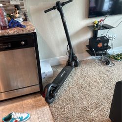 Hurtle Folding Electric Scooter for Adults-300W Brushless Motor Foldable Commuter Scooter w/8.5 Inch Pneumatic Tires,3 Speed Up to 19MPH,18 Miles,Disc