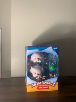 Animaniacs the brain figure with extra head.