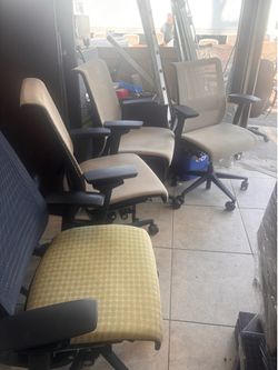 Steel case think chairs