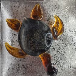 Amber Handblown Glass