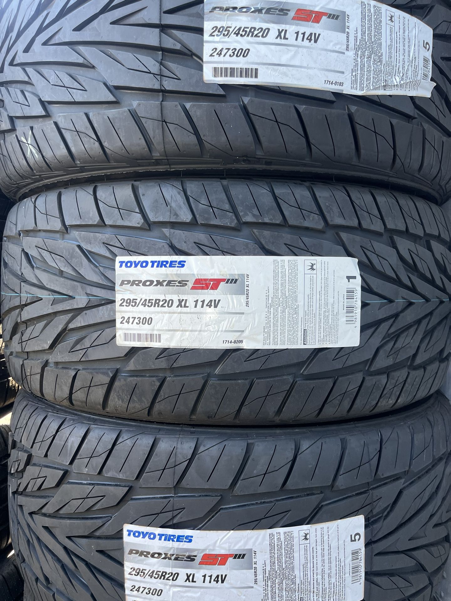 TOYO PROXES ST 3 295/45R20