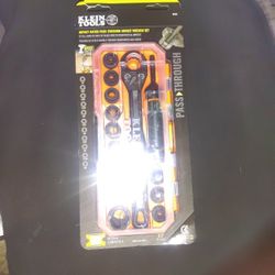 Impact Rated Pass Through Socket Wrench Set