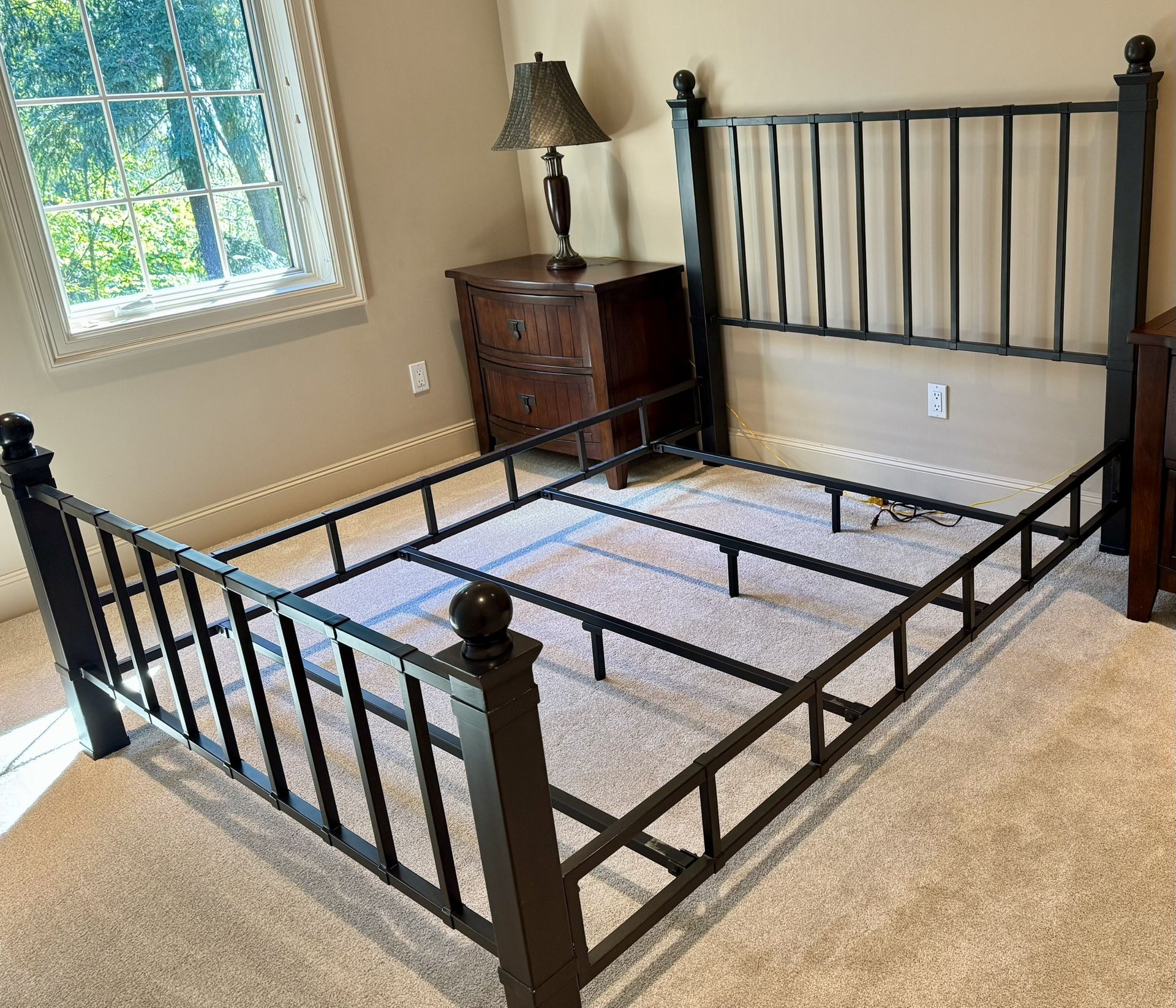 Black Metal Bed Frame