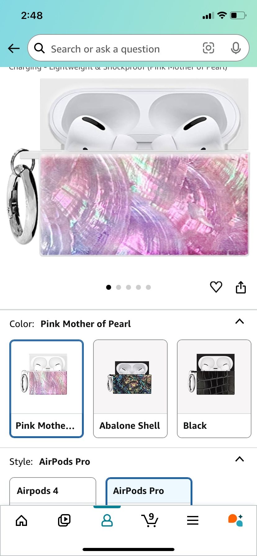 AirPod Pro Charging Case Mother Of Pearl